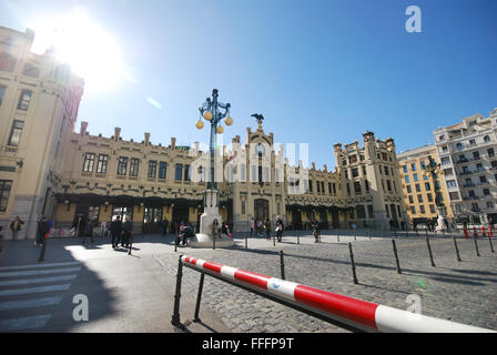 "Estacio del Nord" North Station, Valencia, Spanien Stockfoto