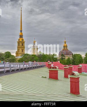 Peter-Pauls-Festung, Sankt Petersburg, Russland Stockfoto