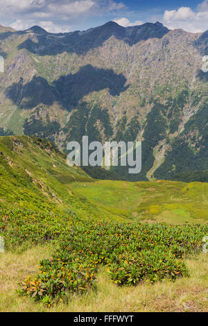 Tal der sieben Seen, Kaukasus, Abchasien (Georgien) Stockfoto