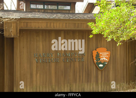 Harry Hampton Visitor Center Congaree Nationalpark Hopkins Südcarolina USA Stockfoto