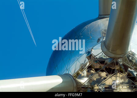 Atomium weltberühmten Denkmal eines Atomkerns Eisen Brüssel Belgien Europa Stockfoto