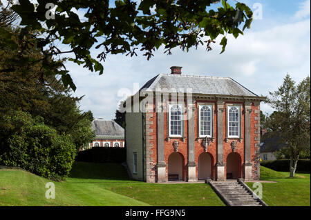 Die Bibliothek Stevenstone in der Nähe von St Giles im Wald, Torrington, jetzt Landmark Trust Devon England UK Europe Stockfoto