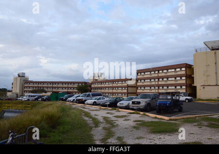 Gold Hill Türme Guantanamo Bucht Kuba Gtmo zivile Wohnblocks Stockfoto