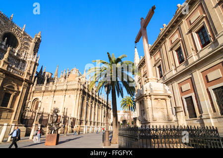 General-Archiv der Indies und Kathedrale. Sevilla, Spanien Stockfoto