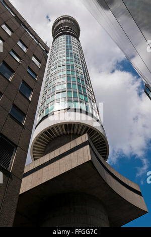 Die British Telecom Tower in London, Vereinigtes Königreich. Stockfoto