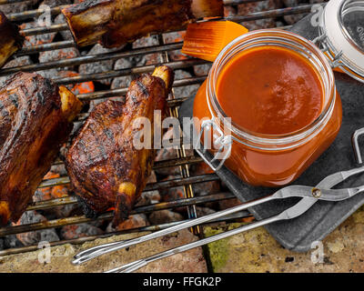 Chipotle BBQ-sauce Stockfoto