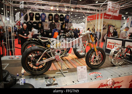 ExCeL, London, UK. 13. Februar 2016. MCN London Motorcycle Show Credit: Jason Richardson/Alamy Live-Nachrichten MCN Motorcycle Show in London 2016? bei ExCeL London am 13. Februar 2016 in London England. Stockfoto