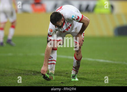 Köln, Deutschland. 13. Februar 2016. FC Köln Vs Eintracht Frankfurt: Dominic Maroh (Köln).  Bildnachweis: Jürgen Schwarz/Alamy Live-Nachrichten Stockfoto