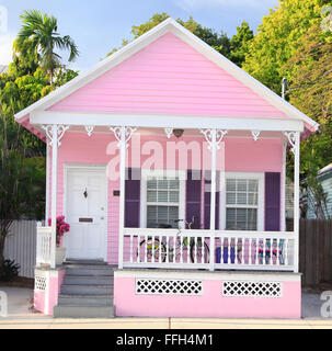 Rosa Haus in Key West, Florida Stockfoto
