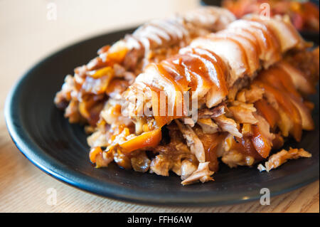 Korea-Essen zu kochen Schweinebraten Stockfoto