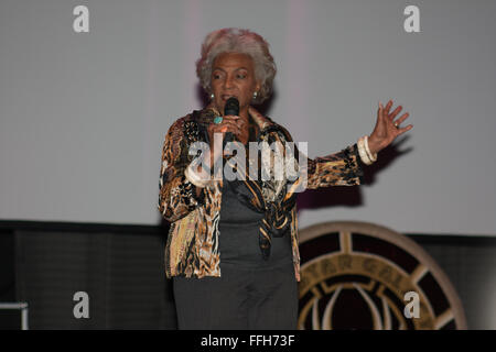 Nichelle Nichols auf der Fedcon 18 Stockfoto