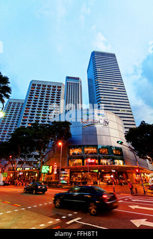 Singapore Raffles Mall Kopf Vertrauen Mall Einkaufszentrum Stockfoto