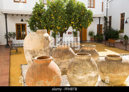 Hof in Archäologie Museum, Jerez De La Frontera, Provinz Cadiz, Spanien Stockfoto