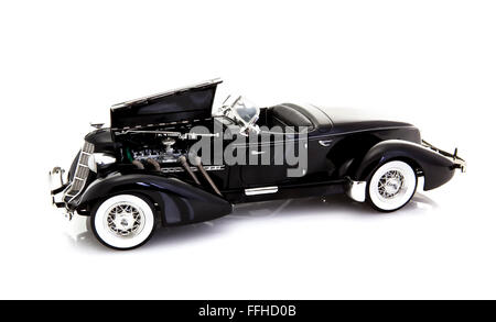 1935 Auburn 851SC Boattail Speedster, gebildet durch die Auburn Automobile Company. Stockfoto