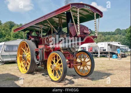 Das Historic Philadelphia Dampfbetrieb, zeigen Motor an einem sonnigen Tag bei einer Veranstaltung in Wiltshire, Großbritannien Stockfoto