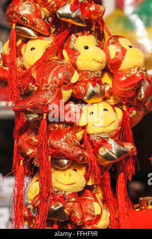 Chinese New Year (Jahr des Affen) 2016 feiern in London, England, Vereinigtes Königreich UK Stockfoto