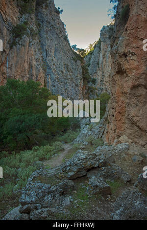 Griechenland, Kreta, Agios Antonios-Schlucht Bei Karines Südlich von Rethimnon. Stockfoto