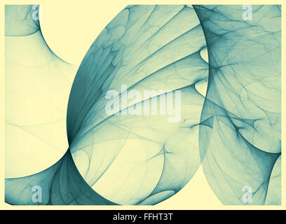 Seltsame Fraktal. Vintage-Hintergrund mit surrealen Abstraktion Stockfoto