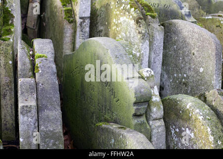 Hardy Baum Grabsteine auf dem Friedhof der alten Kirche St. Pancras in London Stockfoto