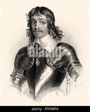 James Hamilton, 1. Duke of Hamilton, 1606-1649, ein schottischer Edelmann, politischer und militärischer Führer während des Dreißigjährigen Krieges Stockfoto