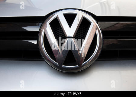 Volkswagen VW Auto Logo Marke. Stockfoto