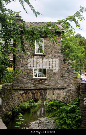 Die Brücke Haus, Ambleside, Lake District, Cumbria, England Stockfoto