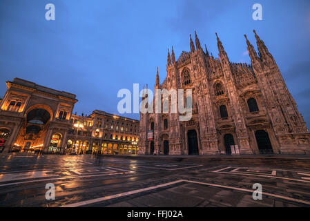 Mailand, Italien: Piazza del Duomo, Cathedral Square Stockfoto