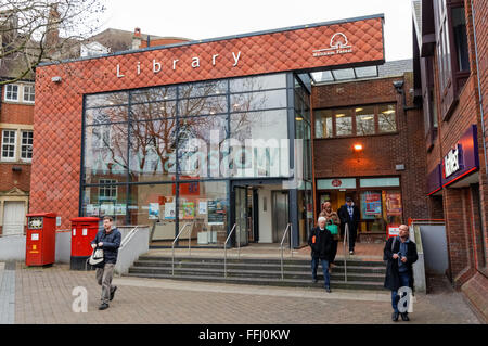 Walthamstow Bibliothek in London, England, Vereinigtes Königreich UK Stockfoto