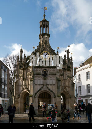 Chichester Uhrturm Stockfoto