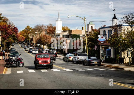 West Washington Street, Middleburg, Virginia Stockfoto