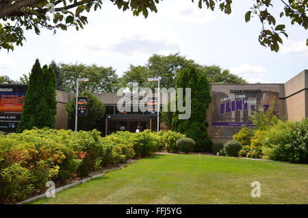 FLINT, MI - 22 AUGUST: The Sloan Museum in Flint, MI am 22. August 2015 erscheint hier. Stockfoto