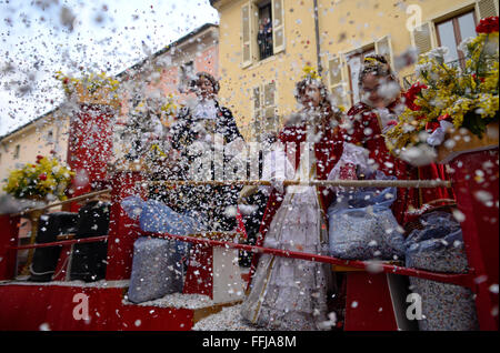 Turin, Italien. 14. Februar 2016. Karneval in Turin, Italien Quelle: stefano Guidi/alamy leben Nachrichten Stockfoto