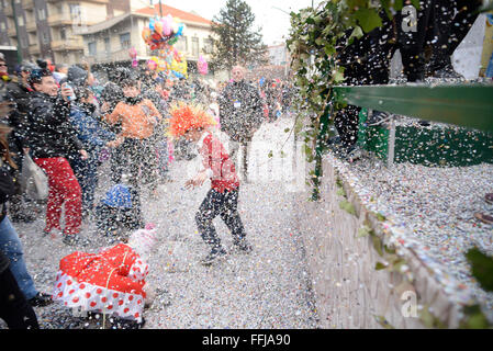 Turin, Italien. 14. Februar 2016. Karneval in Turin, Italien Quelle: stefano Guidi/alamy leben Nachrichten Stockfoto