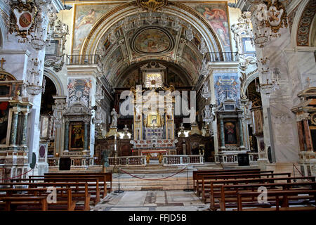 Der Altar von Santa Maria in Aracoeli Kirche in Rom Stockfoto