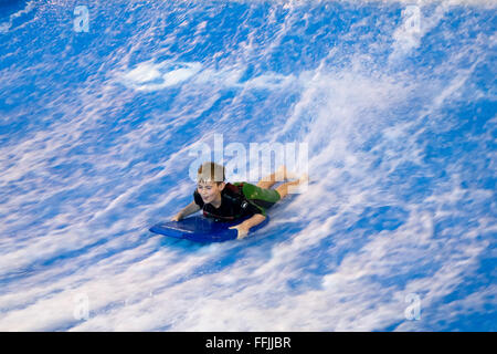 Wassersport an der Cardiff International White Water Centre Stockfoto