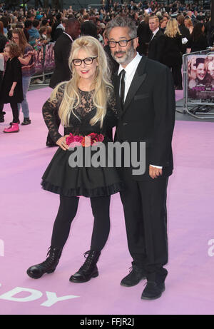 Sep 17, 2015 - London, England, UK - David Baddiel und Morwenna Banks Teilnahme an "Miss Sie schon" Europäische Premiere beim Vue Wes Stockfoto