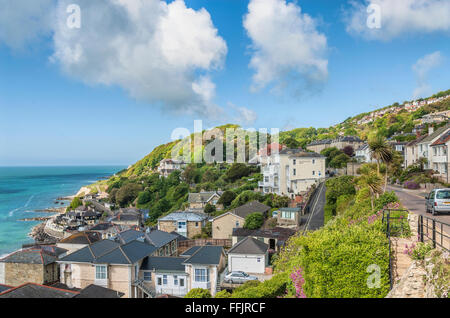 Blick über Ventnor, Isle of Wight, Südengland Stockfoto