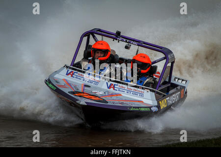 Runde 6 der AFISA V8 Superboat Meisterschaft in Runde Berg Raceway, Cabarita Beach, New South Wales Stockfoto