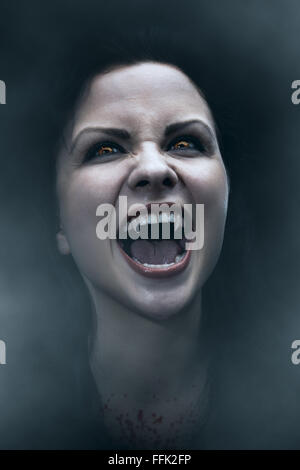 Vampir. Foto Closeup. Stockfoto