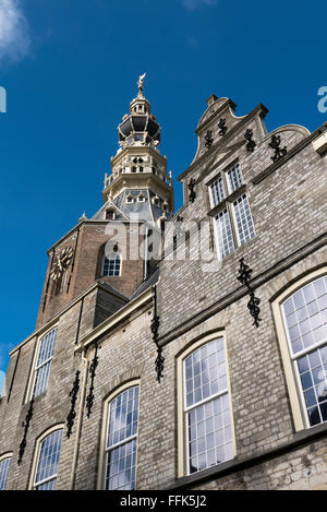 Stadthuis, Zierikzee, Provinz Seeland, Niederlande | Stadhuis, Zierikzee, Zeeland, Niederlande Stockfoto