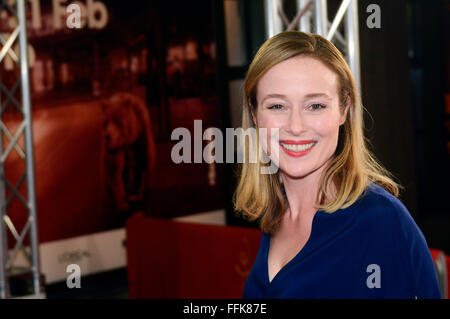 Jennifer Ehle Teilnahme an "A Quiet Passion" premiere auf der 66. Internationalen Filmfestspiele Berlin / Berlinale 2016 im Friedrichstadt-Palast am 14. Februar 2016 in Berlin, Deutschland. Stockfoto