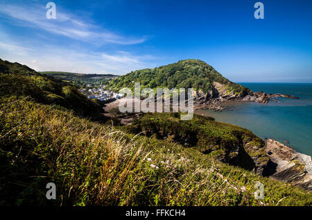 Blick über Ilfracombe, Devon, England, Vereinigtes Königreich, Europa Stockfoto