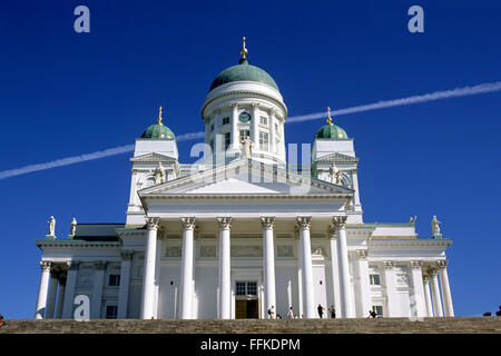 Finnland, Helsinki, Senatsplatz, lutherische Kathedrale Stockfoto