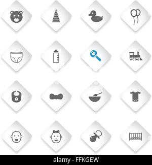 Symbole für Babys Stock Vektor