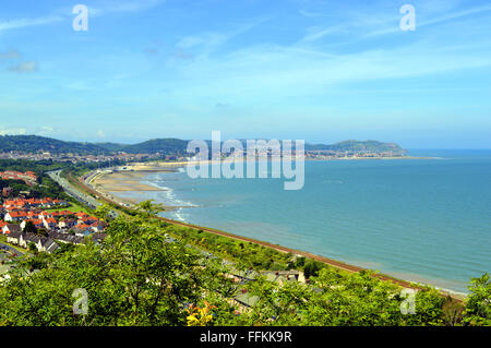 Colwyn Bay im Norden von Wales Stockfoto