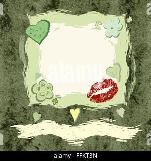 Vintage und Retro-Design-Elemente. Nützliche Design-Elemente, alte Papiere, Etiketten im Retro- und Vintage Stil. Vektor-Illustration. Stock Vektor