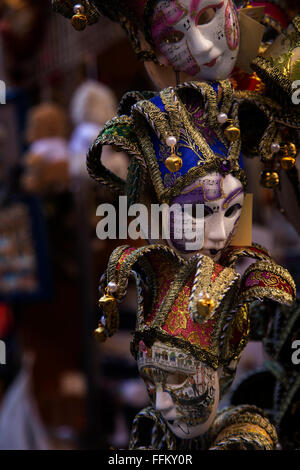 Venezianische Maske Stall Stockfoto