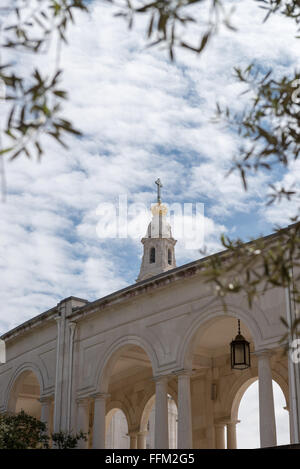 Das Heiligtum von Fatima, die auch als der Basilika von Frau Fatima, Portugal bezeichnet wird Stockfoto