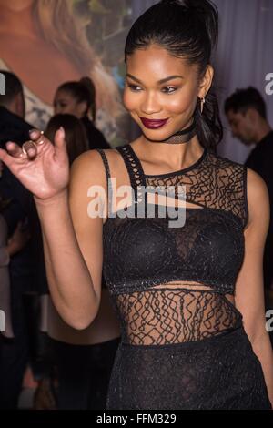 Chanel Iman in Anwesenheit für Sports Illustrated feiert Badeanzug 2016 schwimmen City, Altman Building, New York, NY 15. Februar 2016. Foto von: Steven Ferdman/Everett Collection Stockfoto