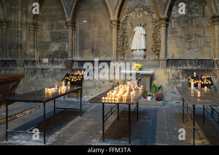 Innenraum der Kathedrale von Saint-Étienne Metz Lothringen Mosel Frankreich Stockfoto